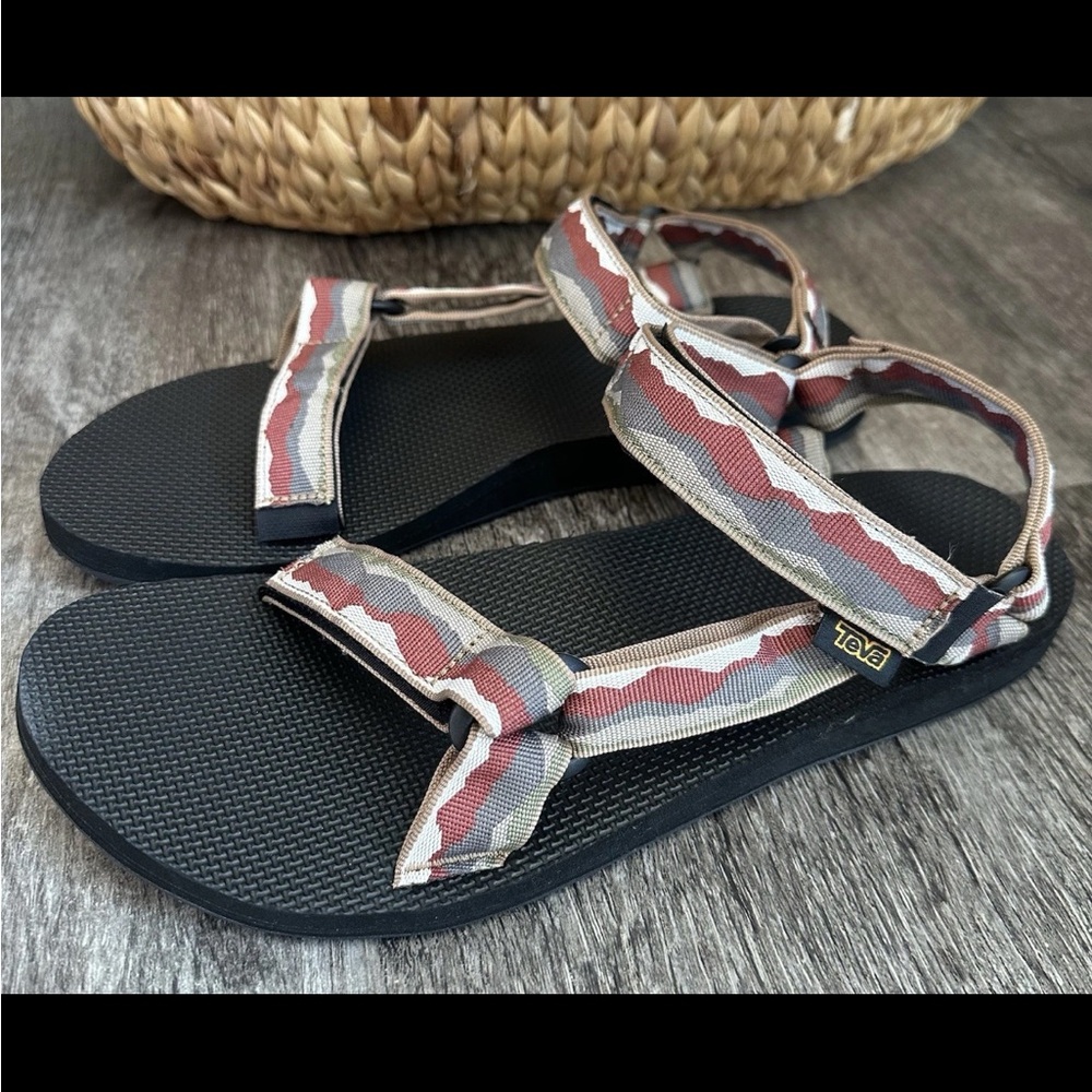TEVA, Men’s Size 13 Multicolor - F60121A Outdoor Sandals with Adjustable Straps